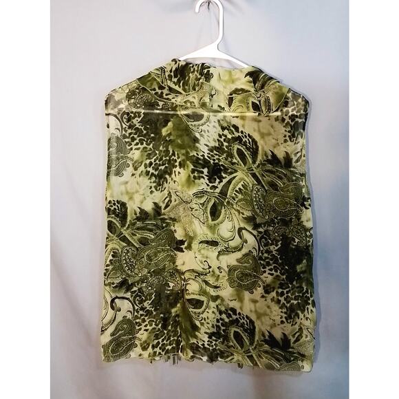 Plano green blouse - Picture 4 of 7